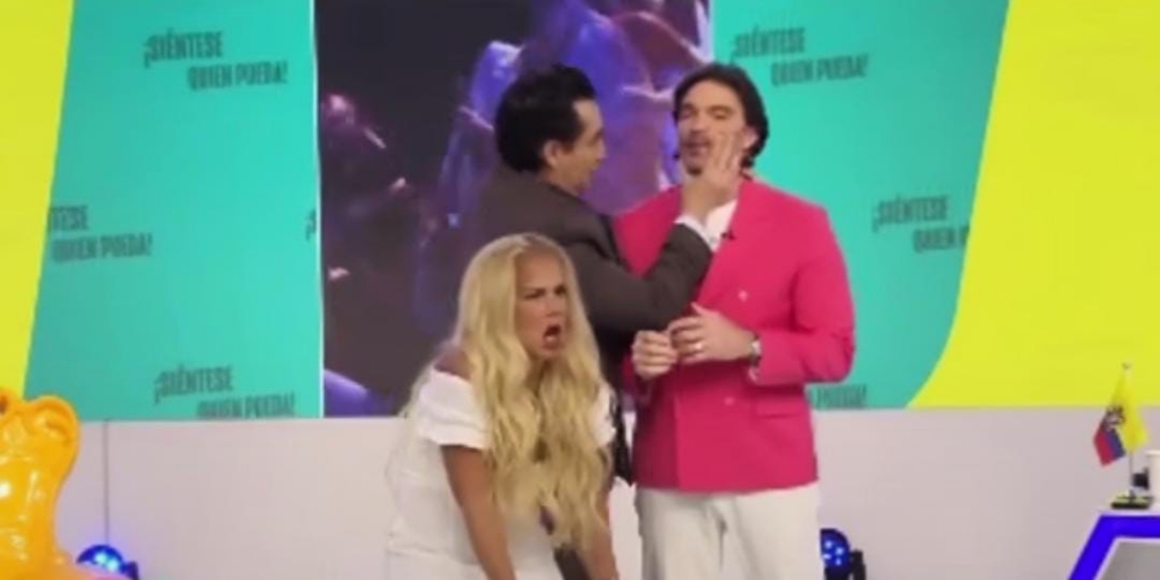 Lucho rechazo beso