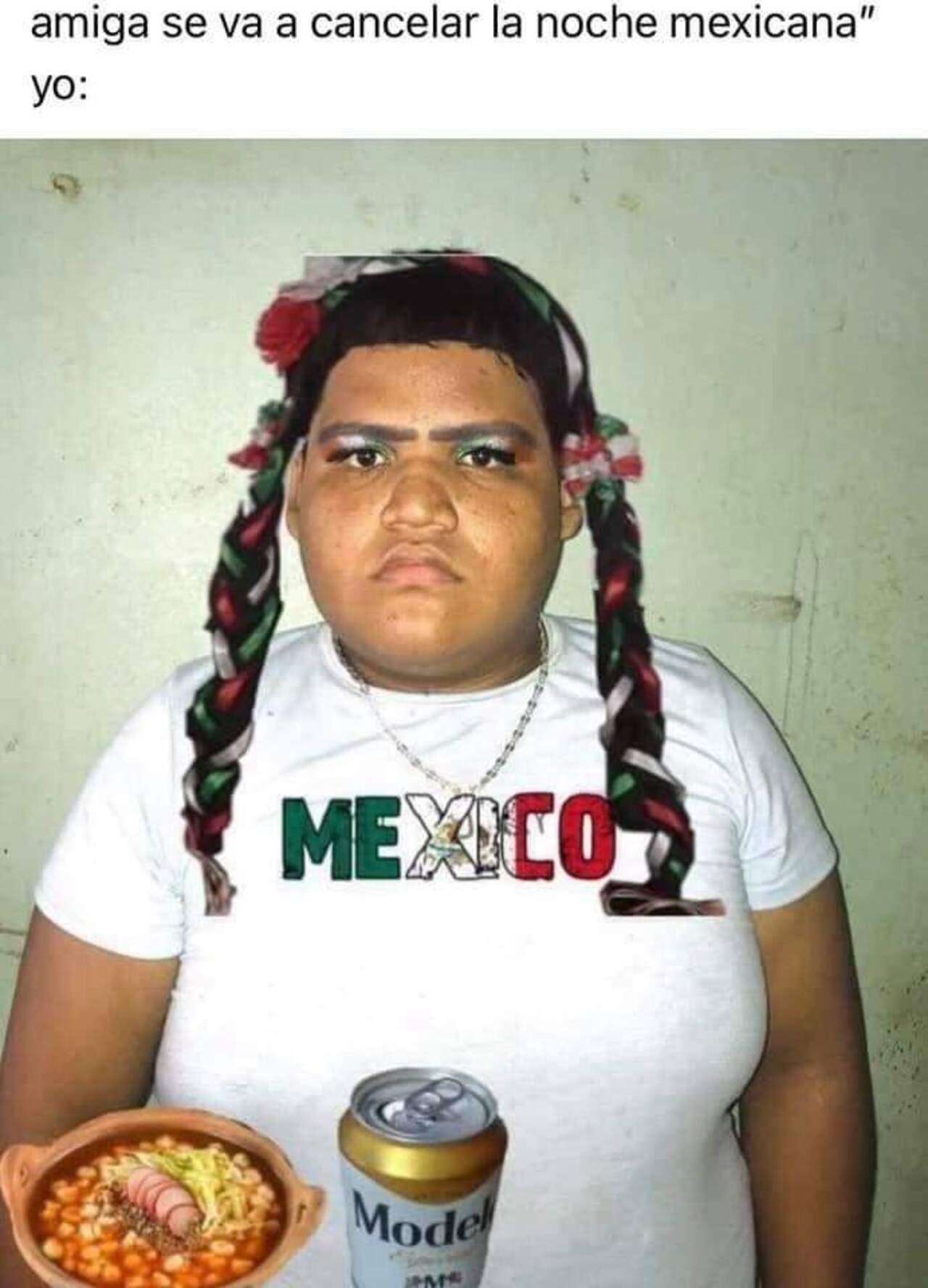 Vestida y alborotada meme