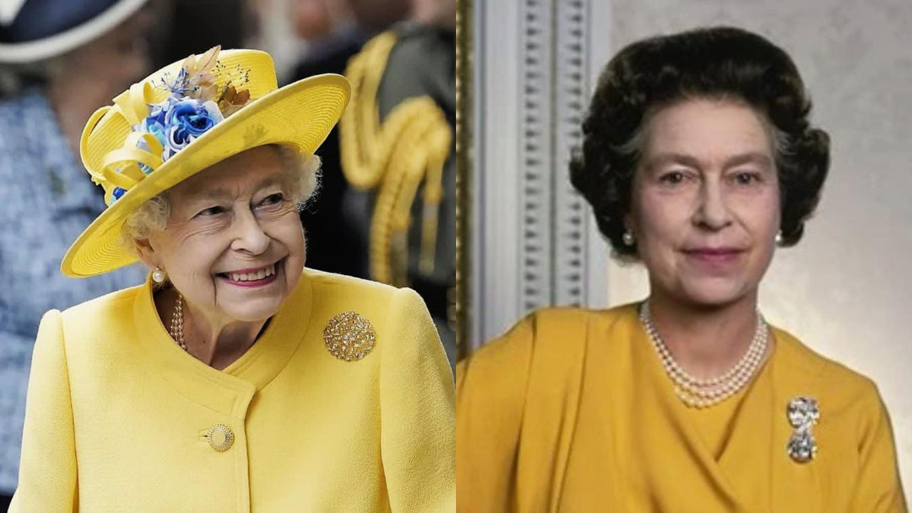 Reina Isabel II corona
