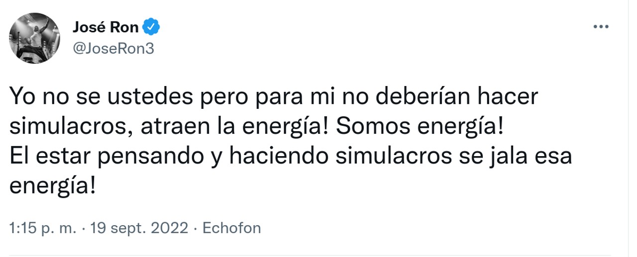 José sismos simulacros