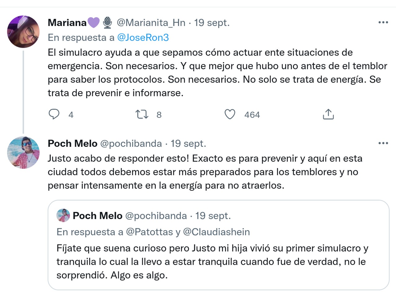 José sismos simulacros
