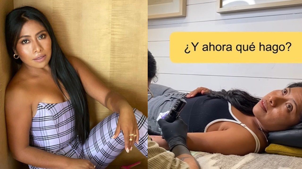 Yalitza se hace tatuaje brazo colibri