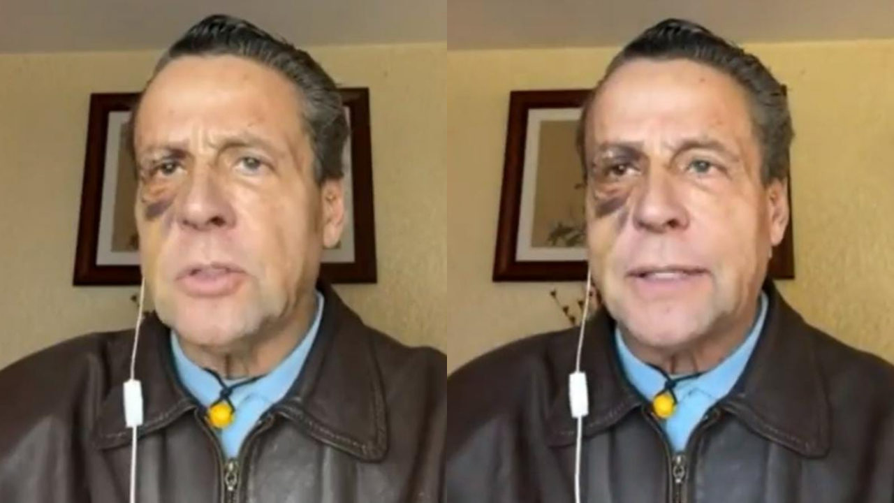 Alfredo Adame denuncia reportero