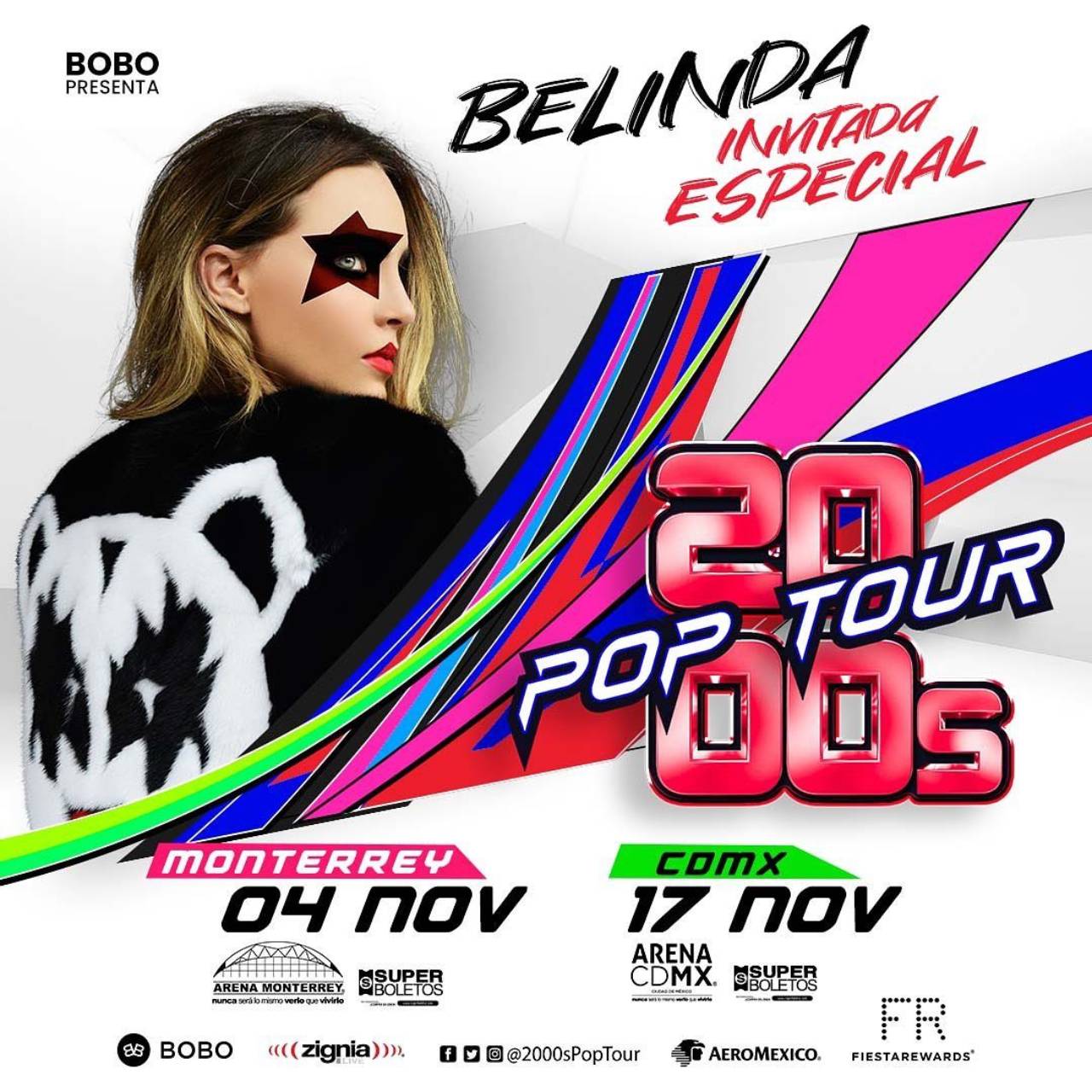 Belinda 2000 pop tour invitada especial
