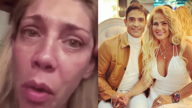 Cynthia Klitbo llora Juan Vidal boda