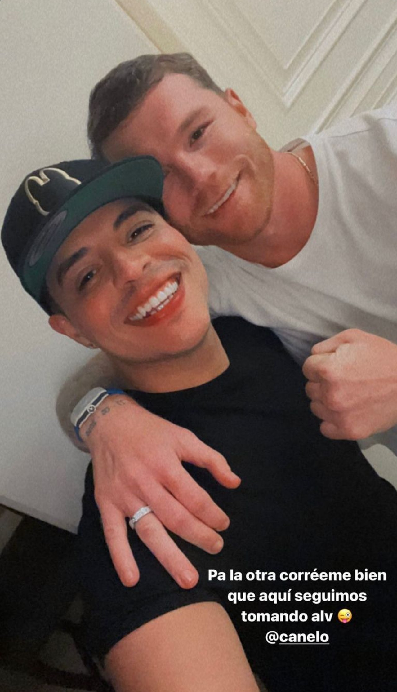 Canelo Eduin Caz mensaje instagram