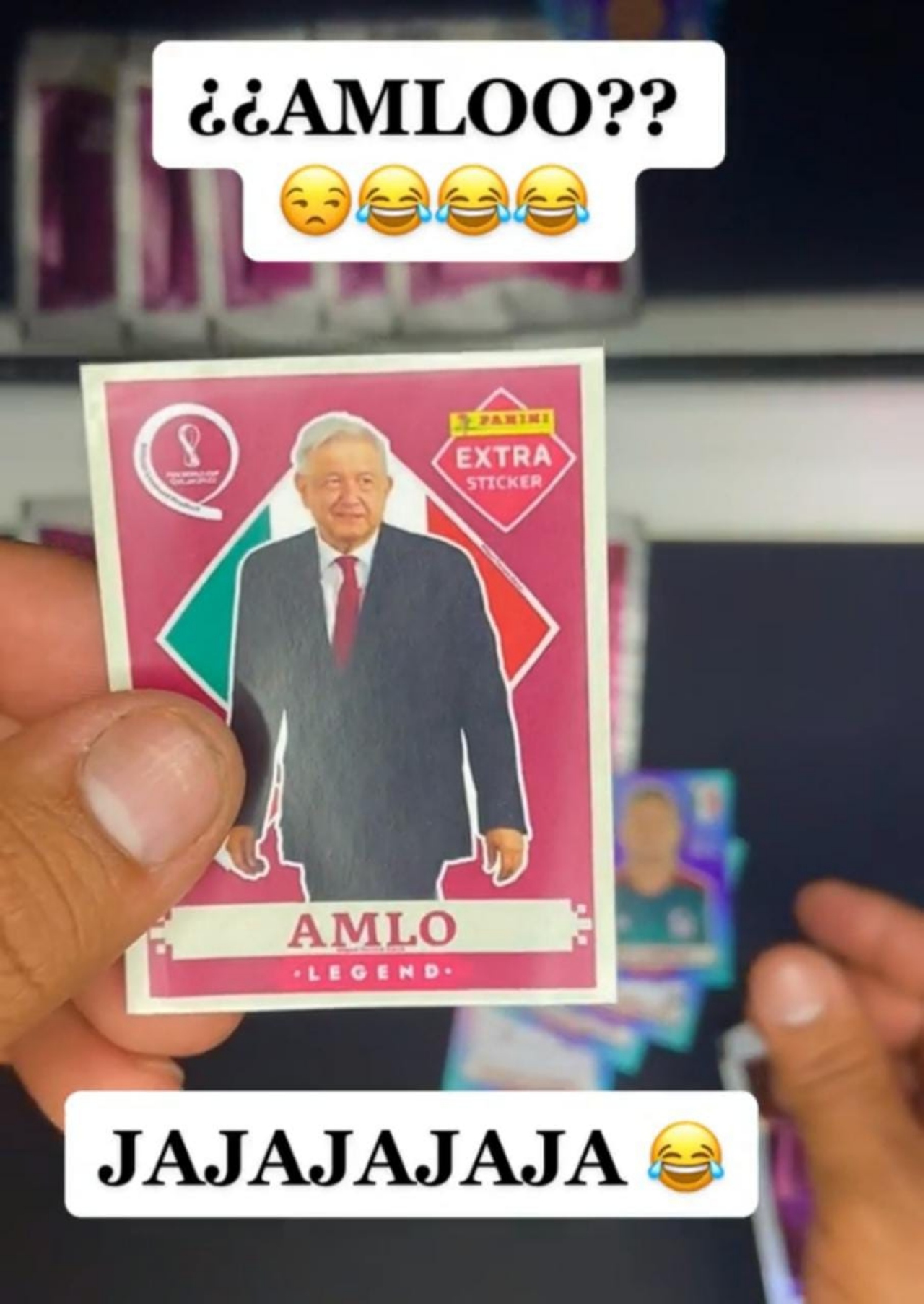 Estampa mundial del presidente AMLO