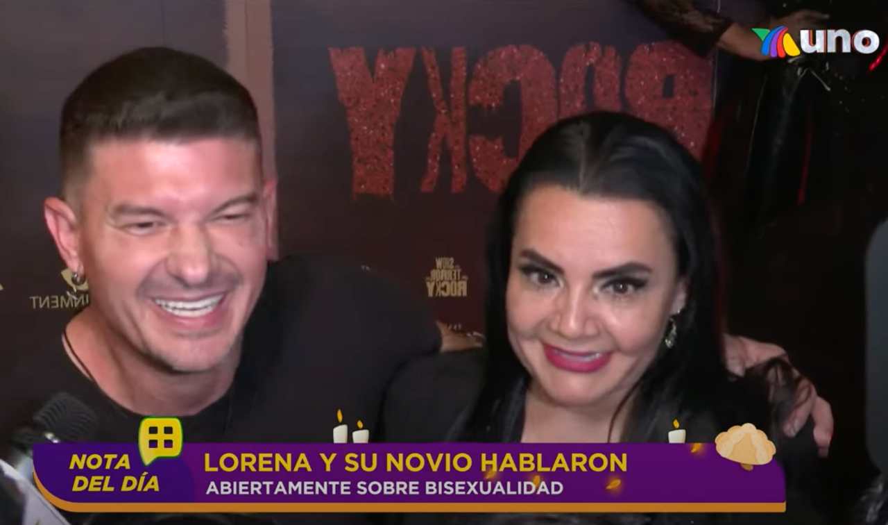 Lorena de la Garza con su novio bisexual