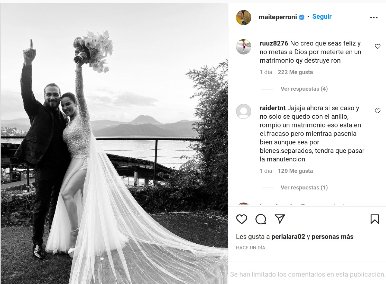 Maite Perroni Tovar boda