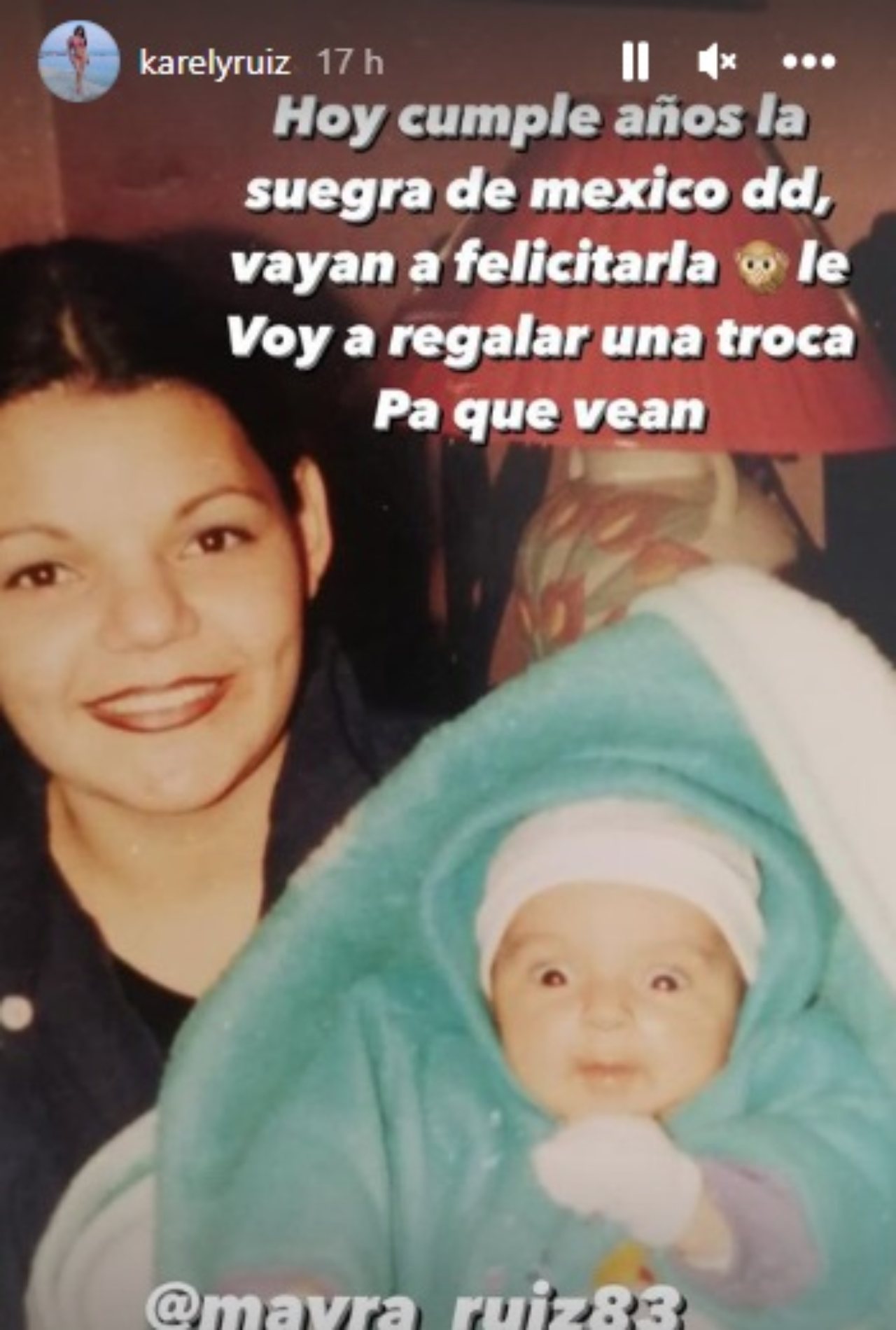 Mayra García mamá Karely Ruiz