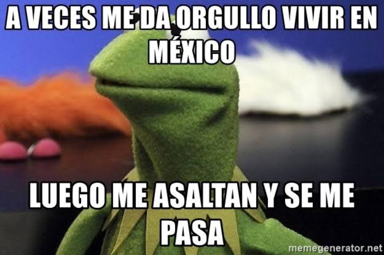 Memes asaltos México