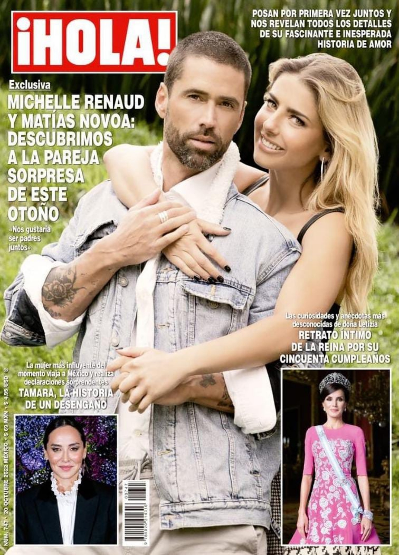 Michelle Renaud y Matías Novoa portada