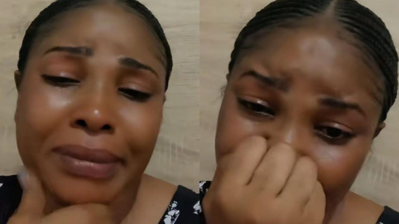 Mujer llora 30 pareja hijos