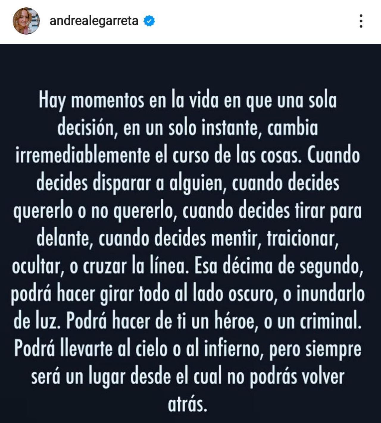 Publicación de Andrea Legarreta