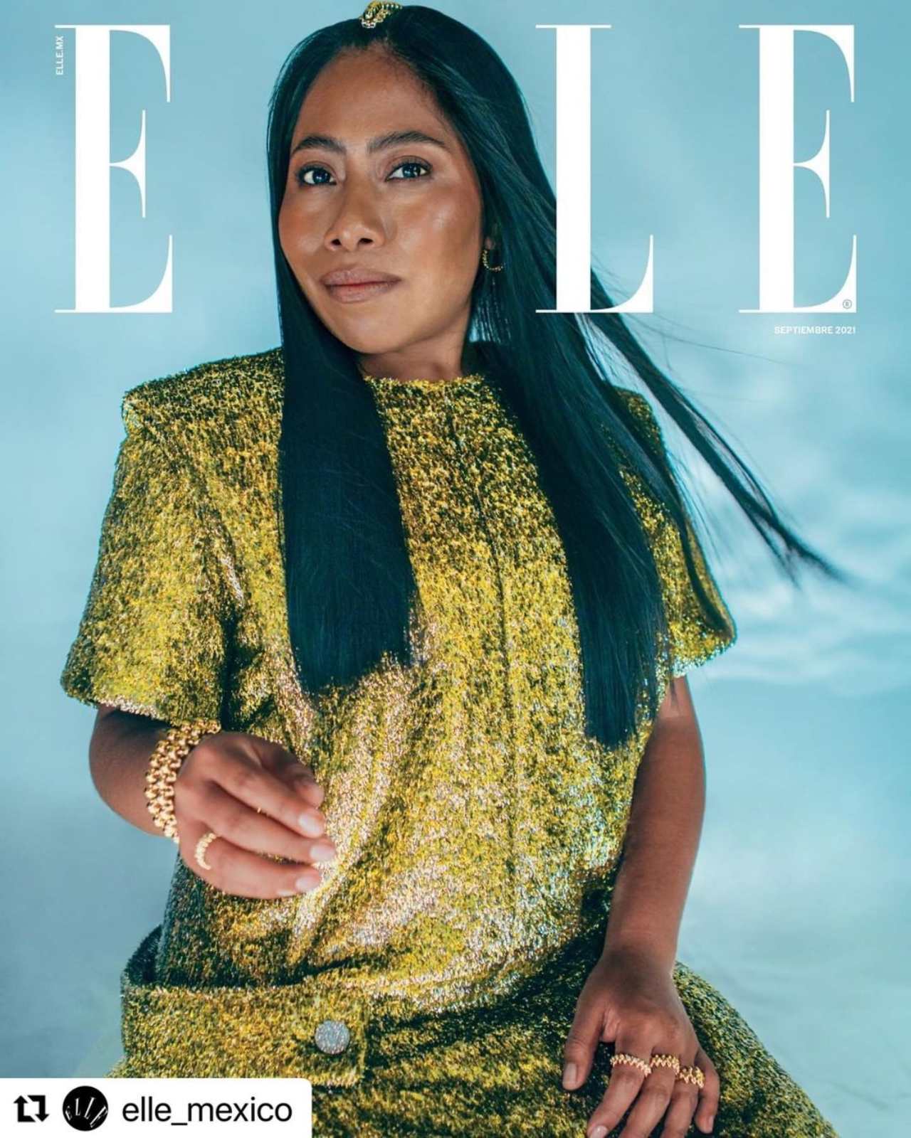 Yalitza Aparicio portada revista Elle Mexico