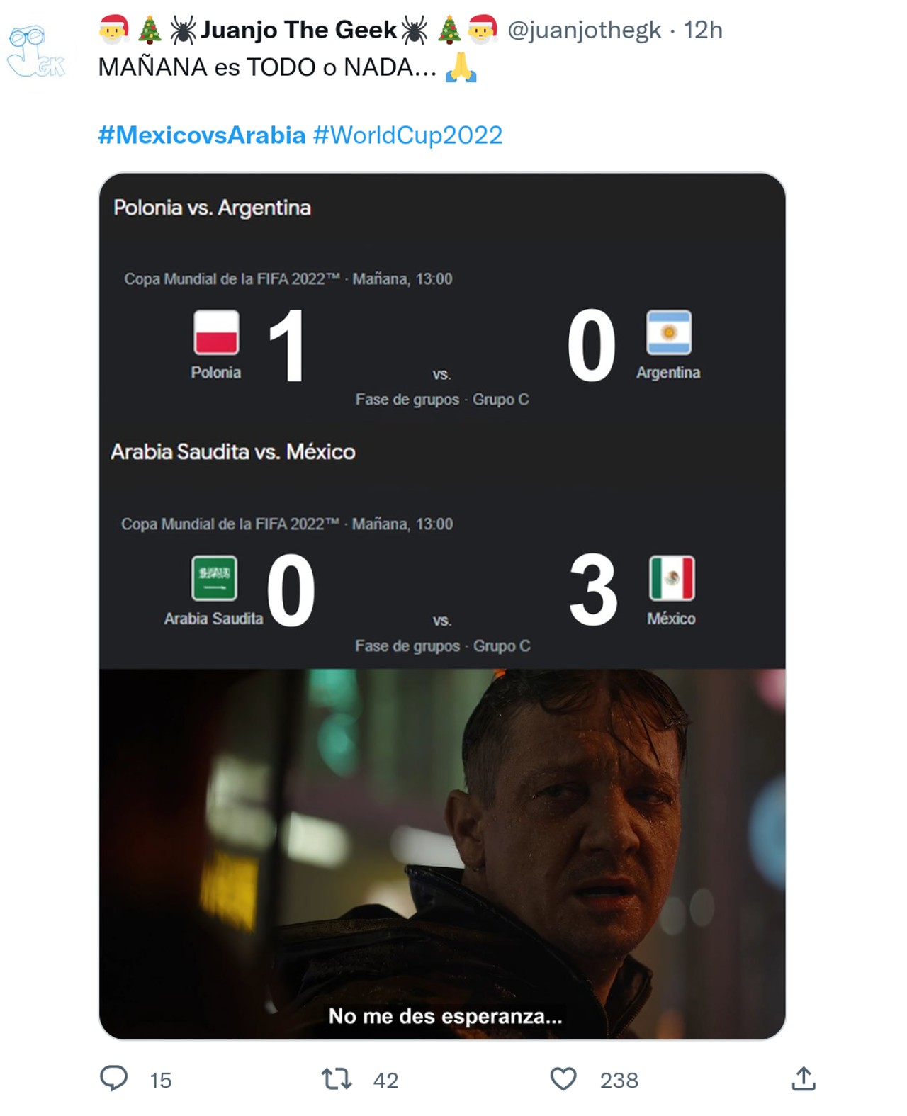 Memes méxico mundial arabia saudita2
