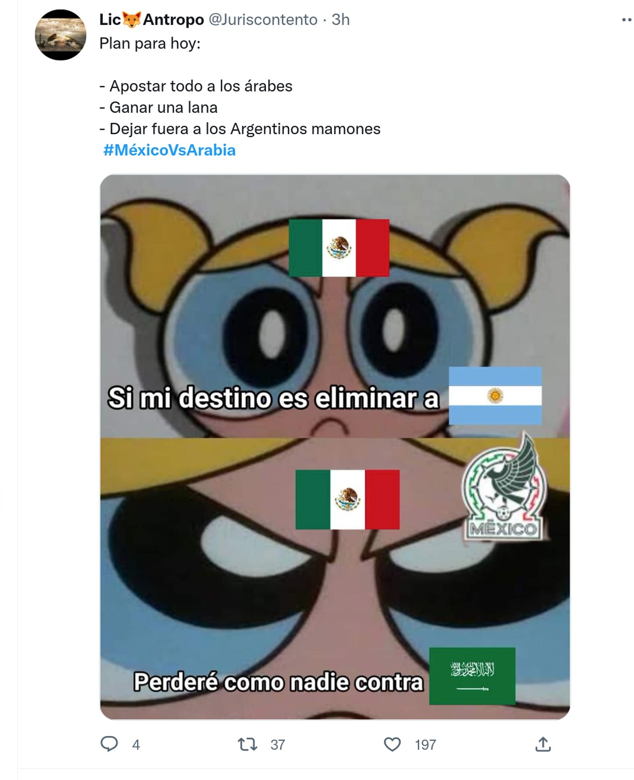 Memes méxico mundial arabia saudita3