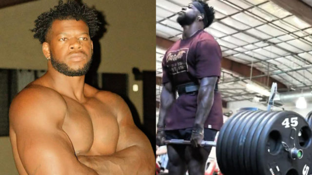 Corren hombre gimnasio cargar pesado