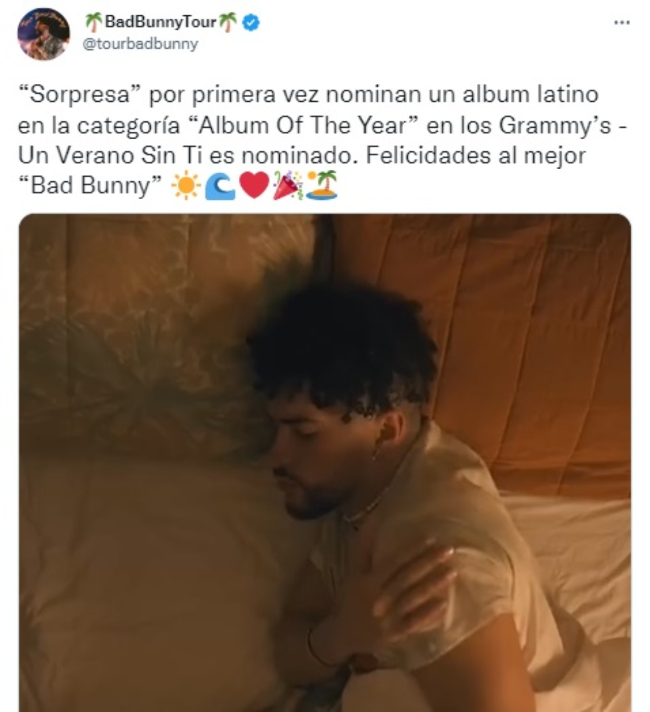 Bad Bunny primer album nominado Grammys