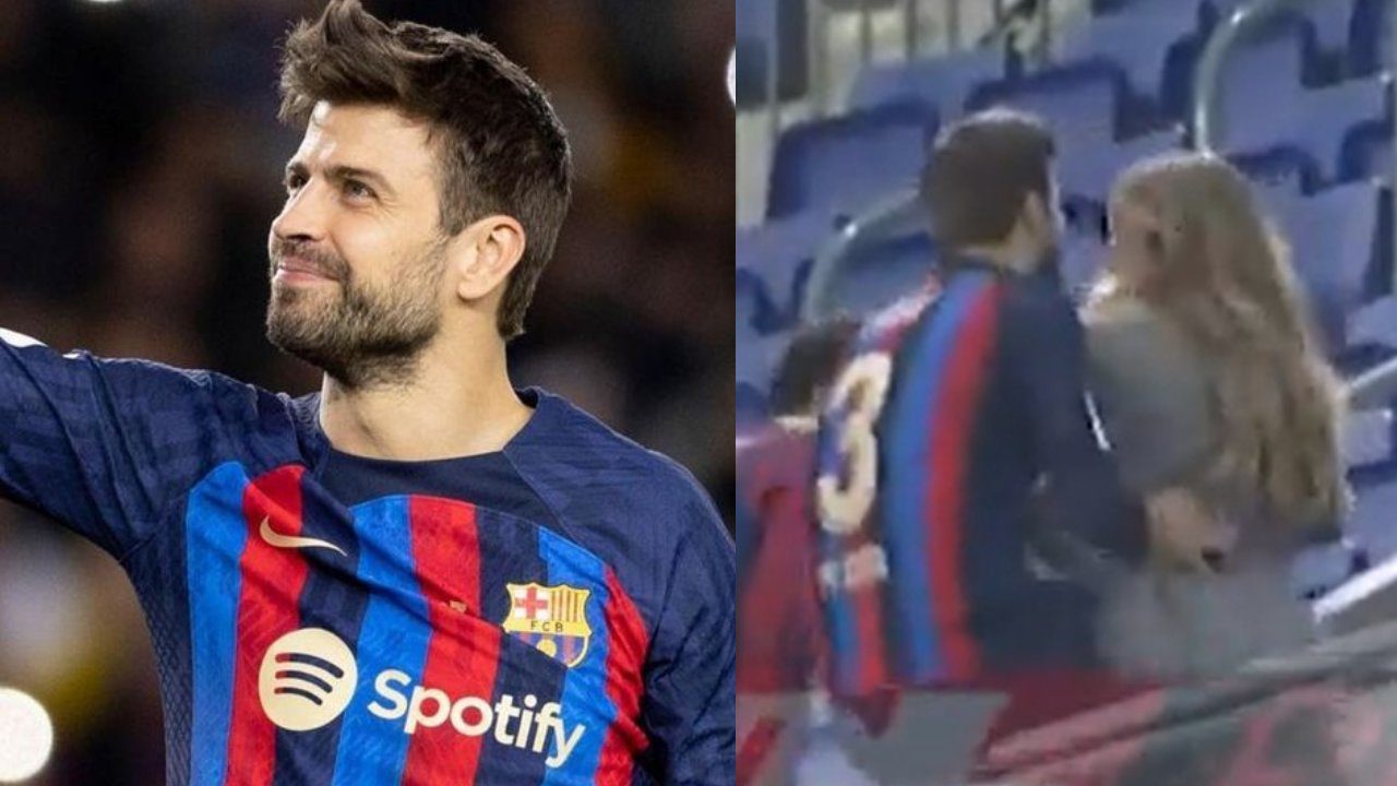 Clara Chia estuvo despedida Pique beso