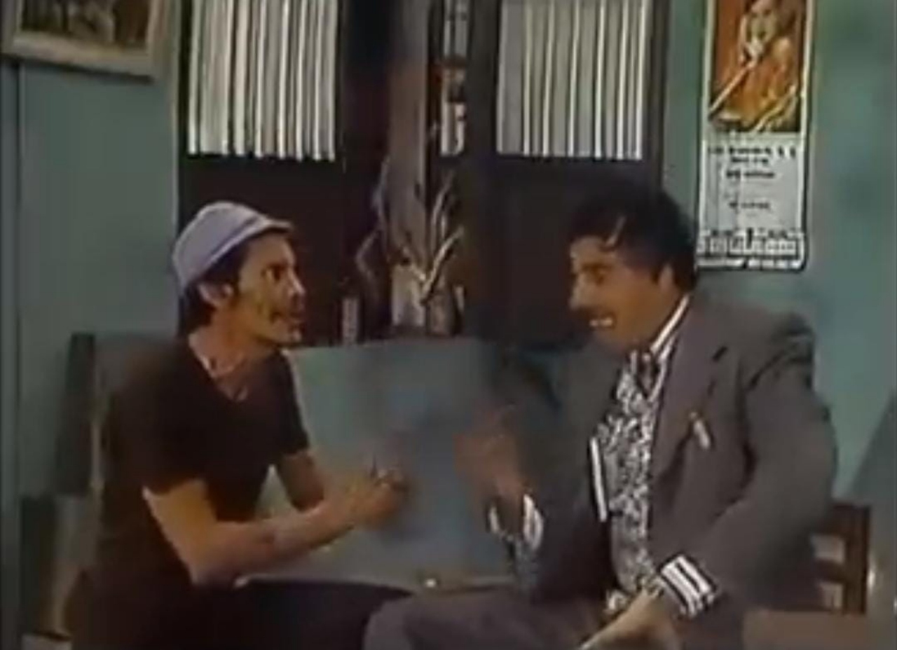Don Ramón Profesor Jirafales escena