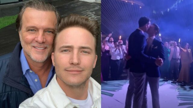 Hijo Rene Strickler segunda boda novio
