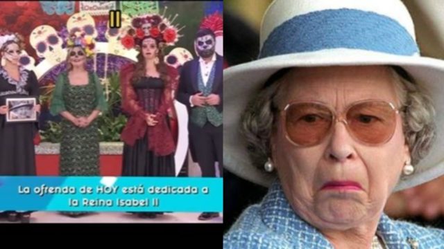 Hoy burla ofrenda reina Isabel II