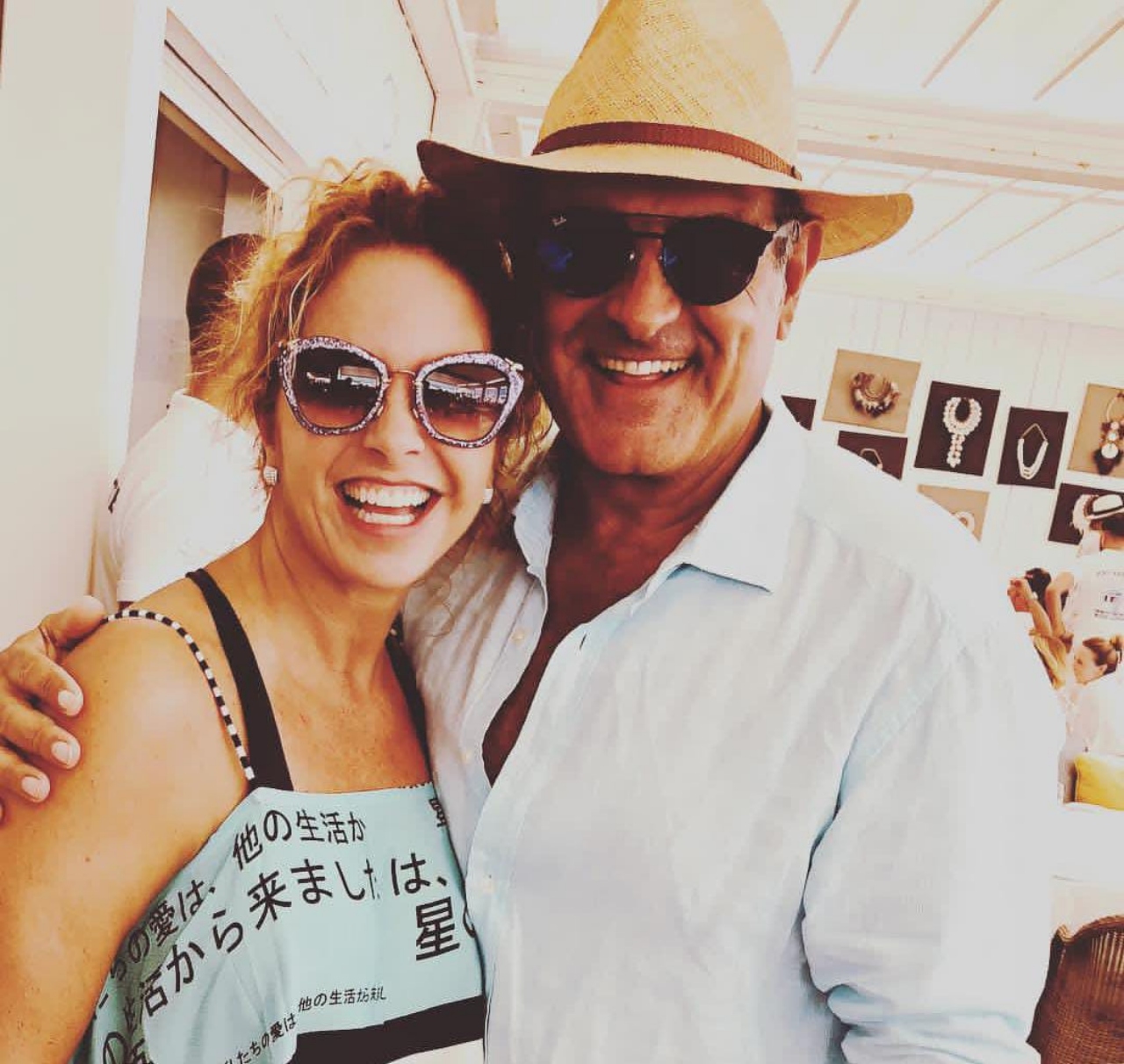 Lucero y su novio