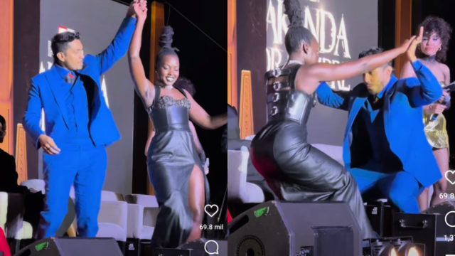 Tenoch Huerta Lupita Nyong'o pasos