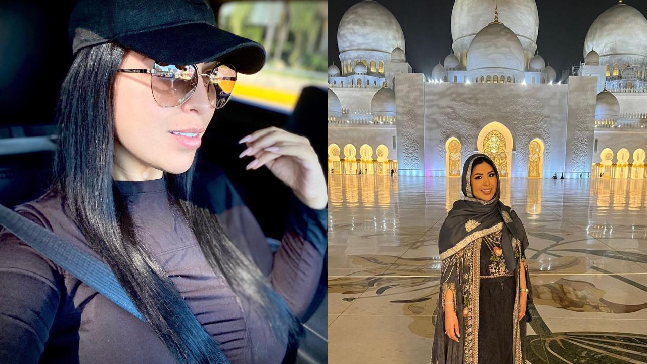 Mama Nodal luce bikini Dubai Kardashian