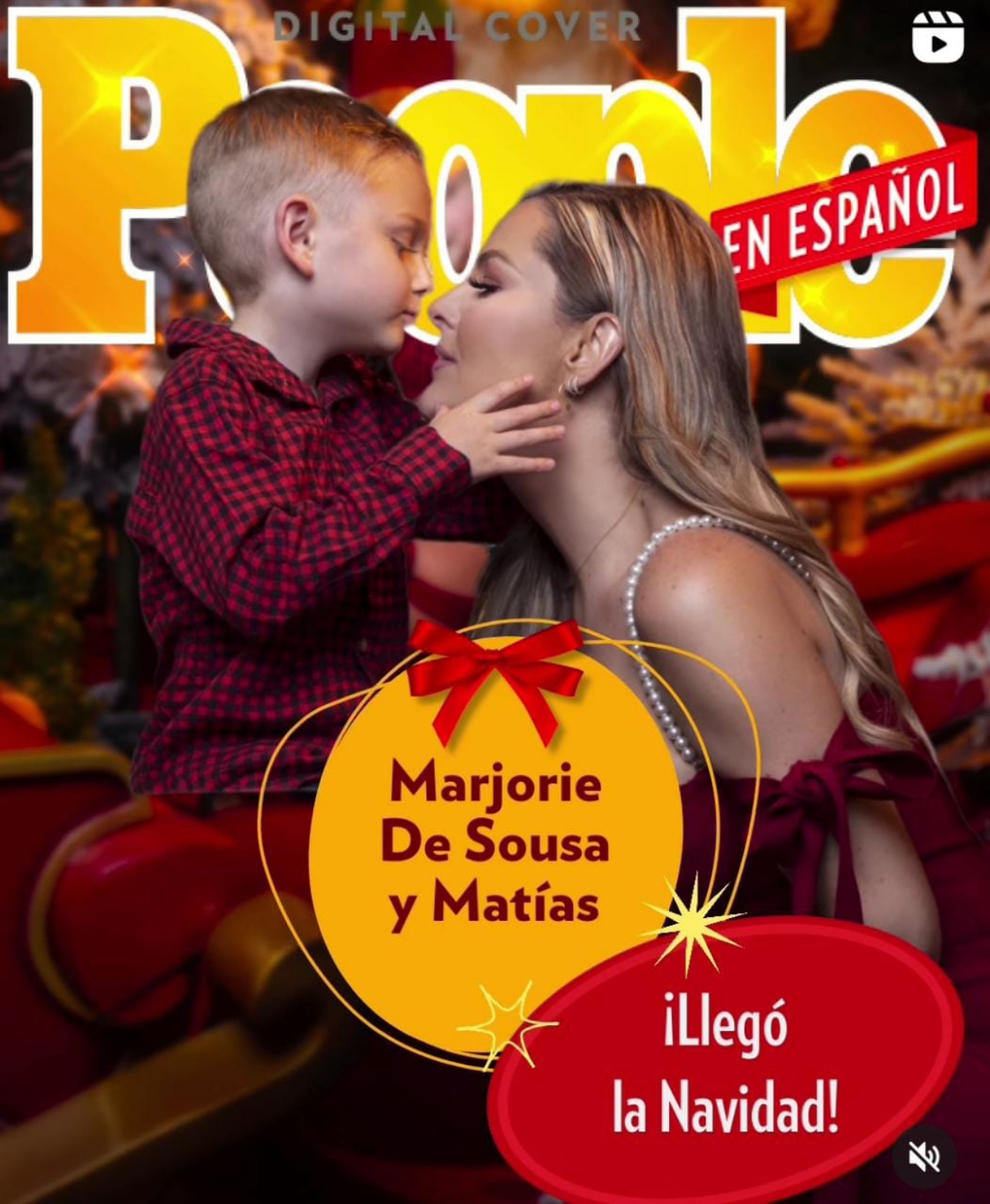 Marjorie de Sousa portada hijo