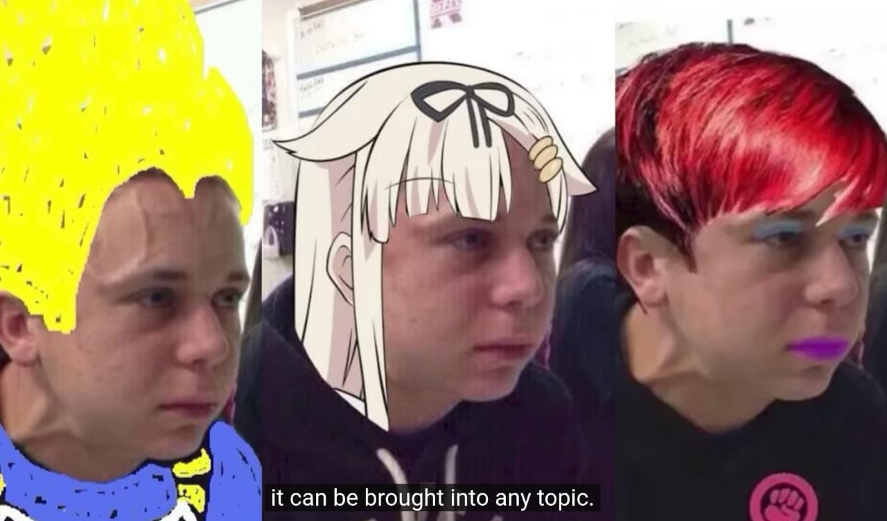 Meme niño haciendo del baño