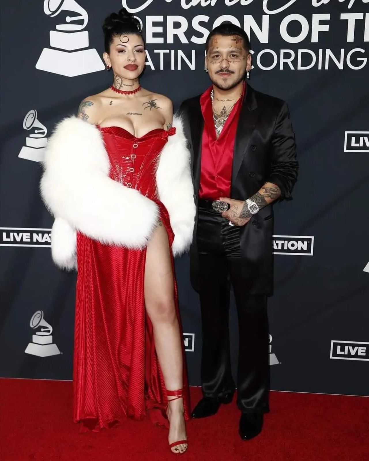Nodal Cazzu Latin Grammys 2022 juntos