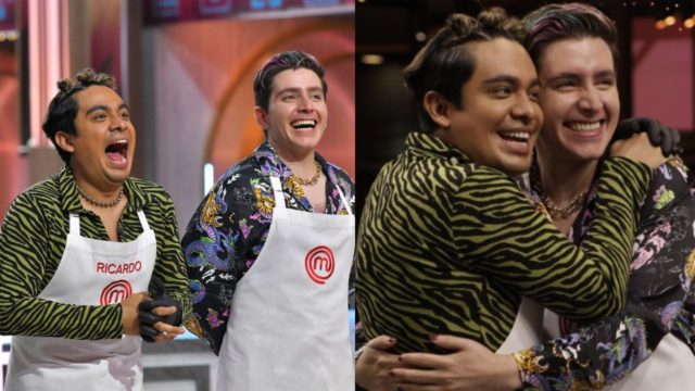 Ricardo Peralta novio MasterChef beso television