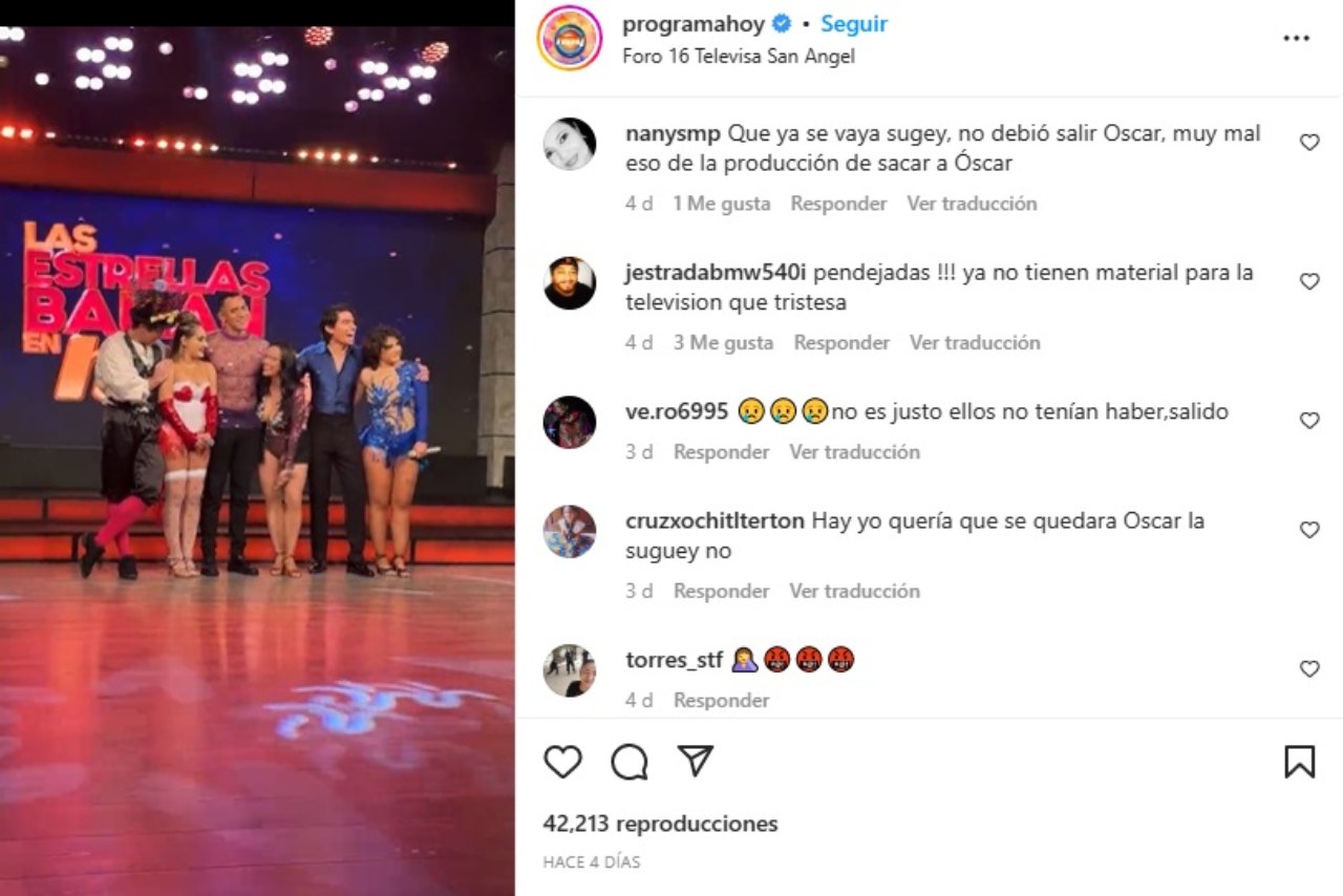 Salida Oscar Medellin Gaby Carrillo programa Hoy