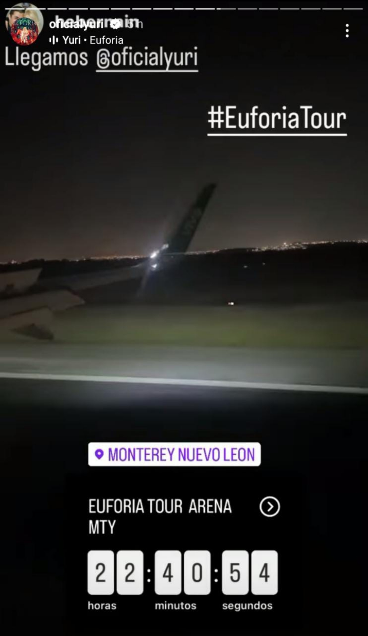 Yuri gira Euforia