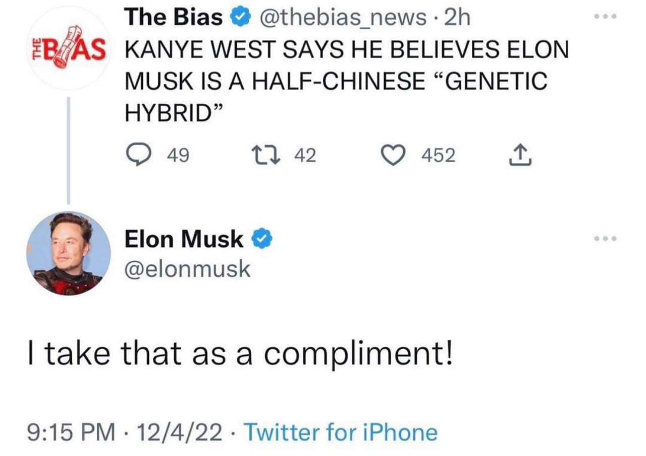 Elon Musk le responde a Kanye West
