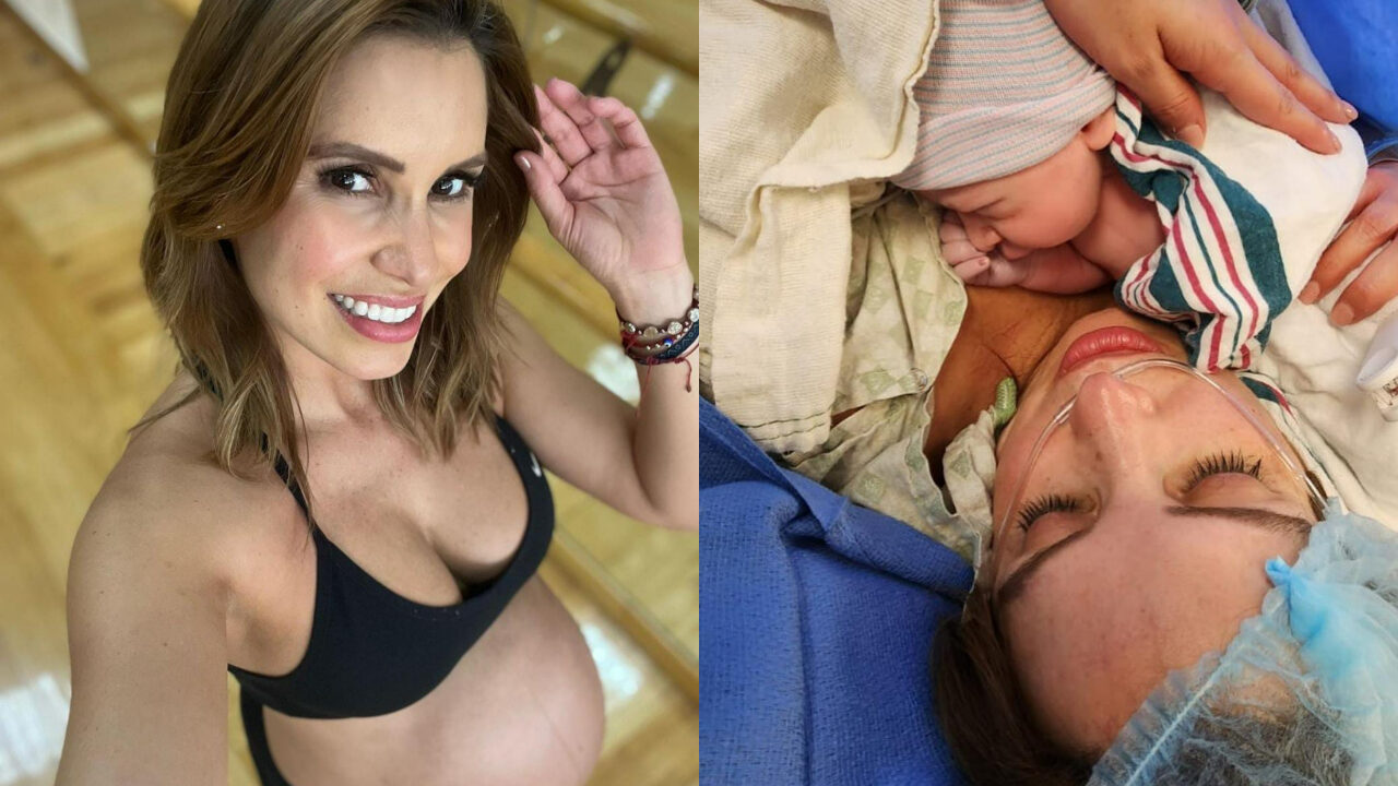 Andrea Escalona presume bebé