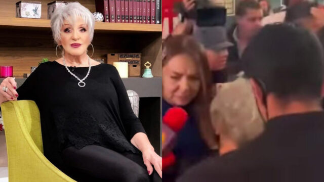 Anel NoreÃ±a guardaespaldas golpea reporteros