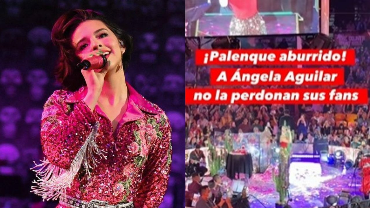 Angela Aguilar palenque aburrido Chiapas fans