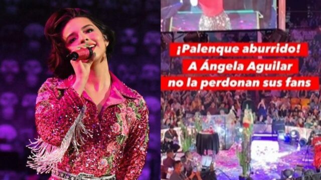 Angela Aguilar palenque aburrido Chiapas fans