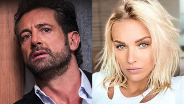 Gabriel Soto saca cosas departamento Irina Baeva