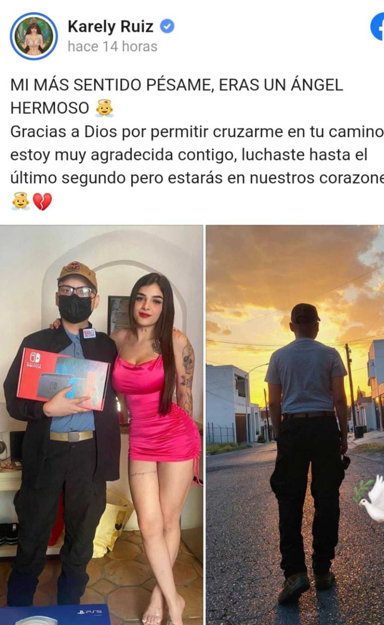 Karely Ruiz anuncia fallecimiento de chico quimio