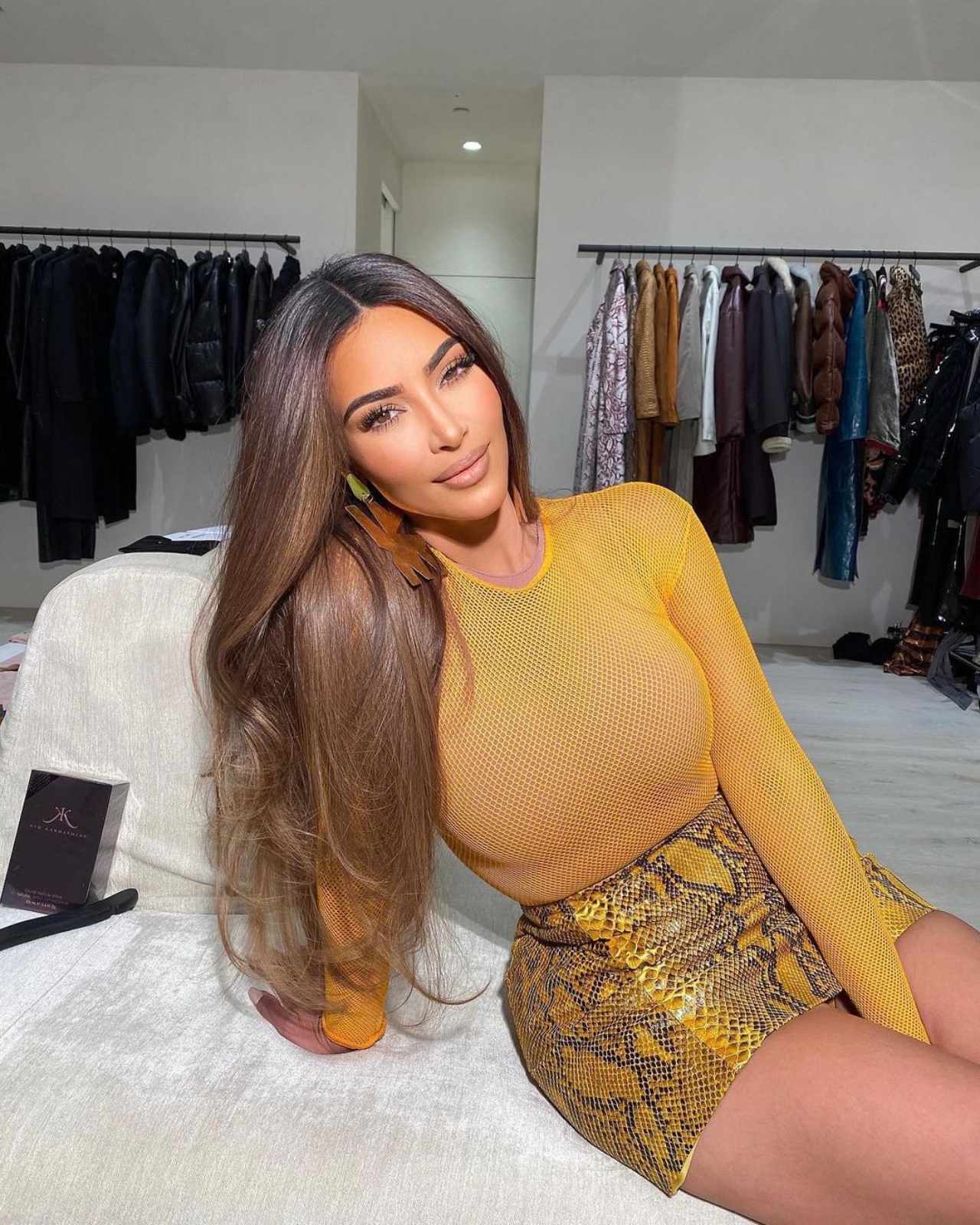 Kim Kardashian bodega guarda su ropa