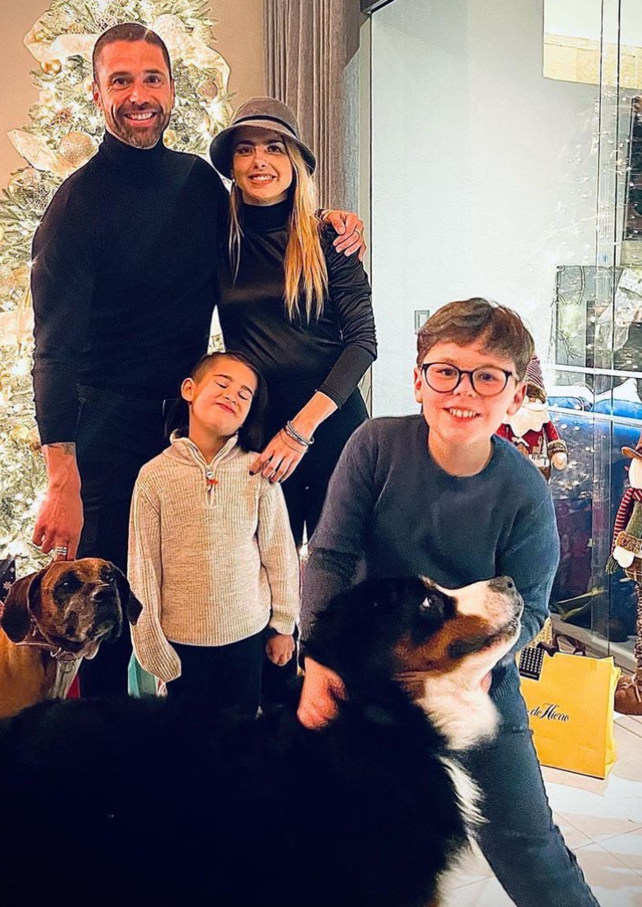 Michelle Renaud Novoa hijos navidad