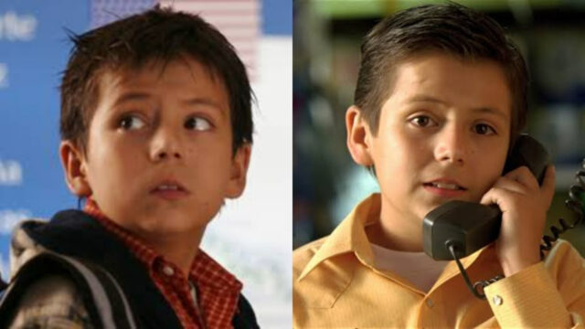 Niño bajo la misma luna