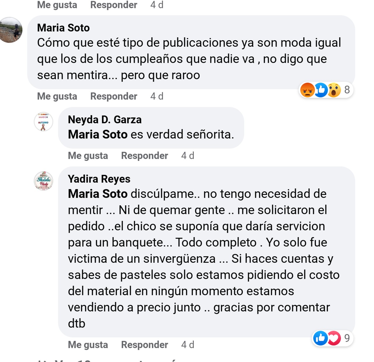 Piden 2 mil pasteles a emprendedora por broma; no los recogen y ahora busca venderlos