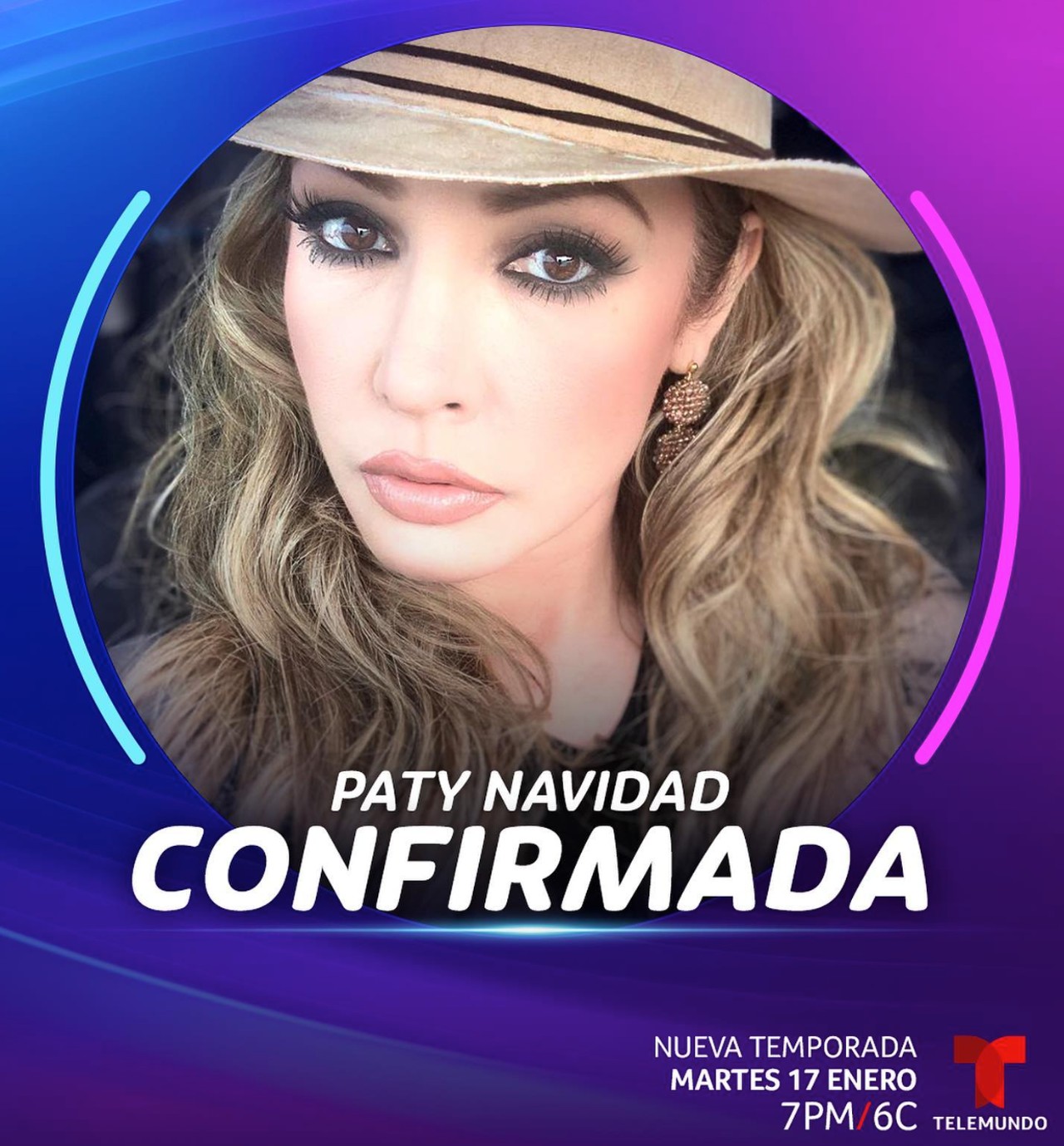 poncho de Nigris Programa paty navidad LCDLF