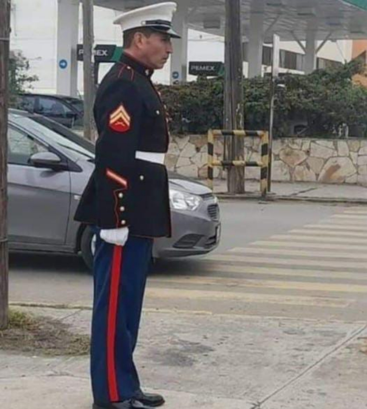 Soldado enamorado balacera
