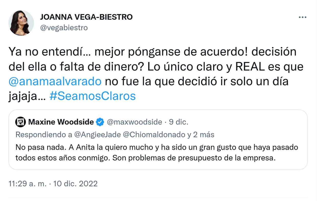 Maxine Woodside Joanna Alvarado